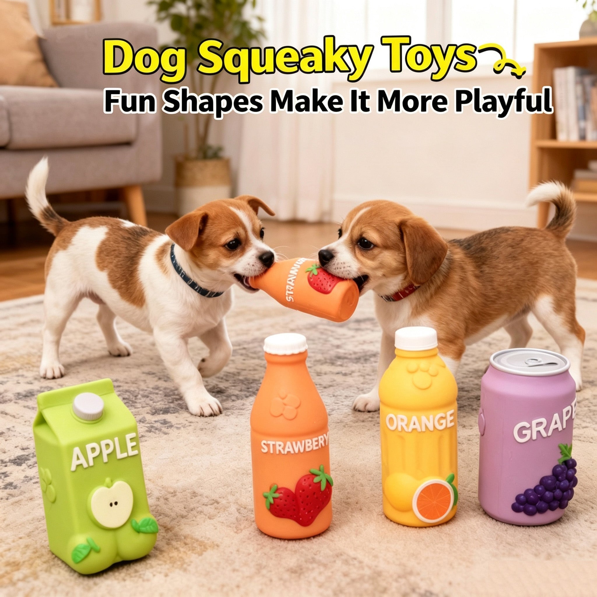 Durable Chew-Resistant Squeaky Dog Toy