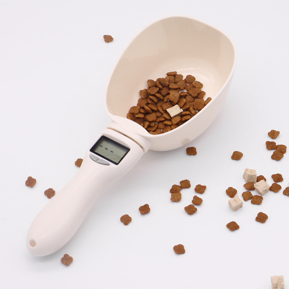 Pet Food Measuring Scoop with Digital Scale