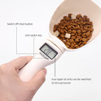 Pet Food Measuring Scoop with Digital Scale