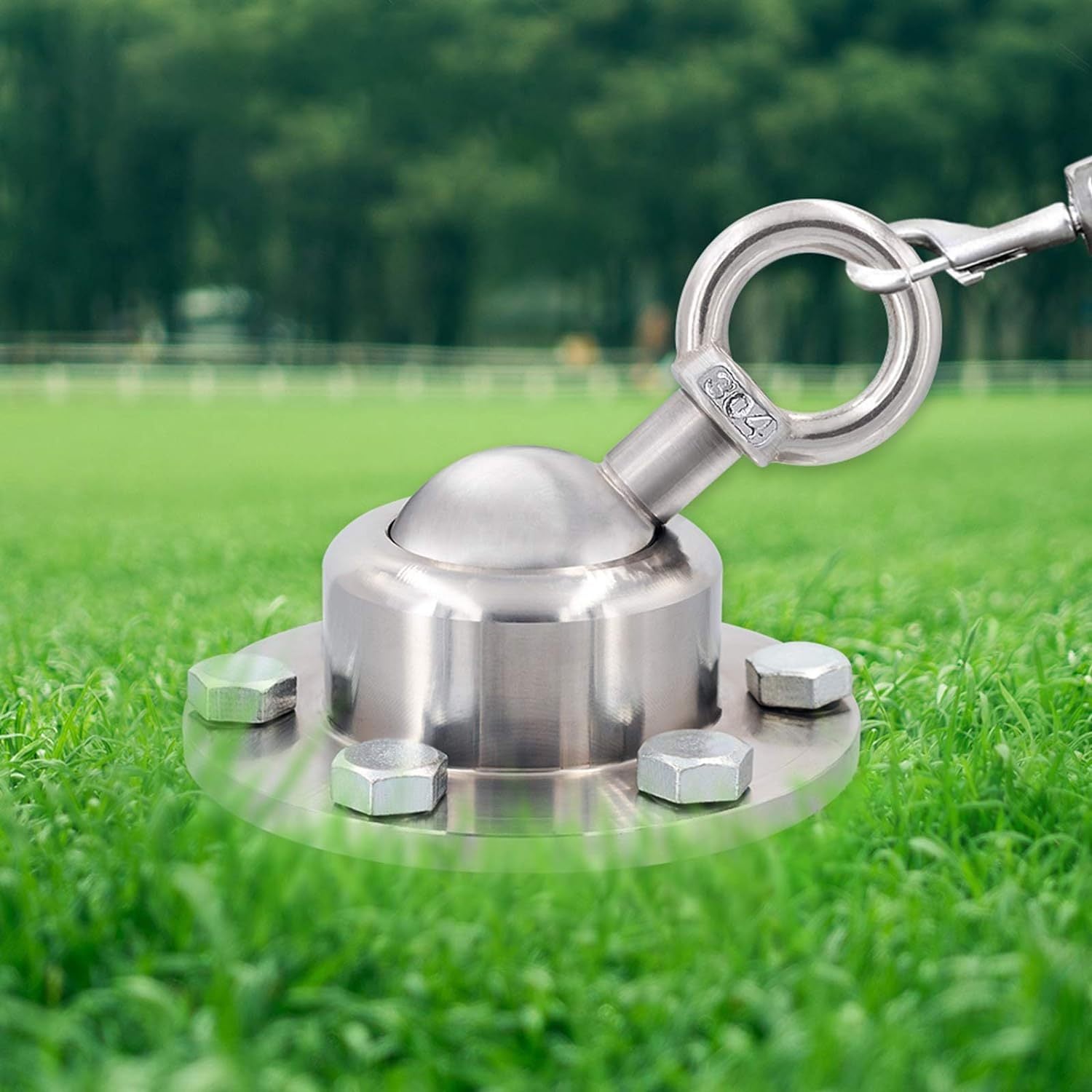 Outdoor Secure Dog Tie-Out Cable System