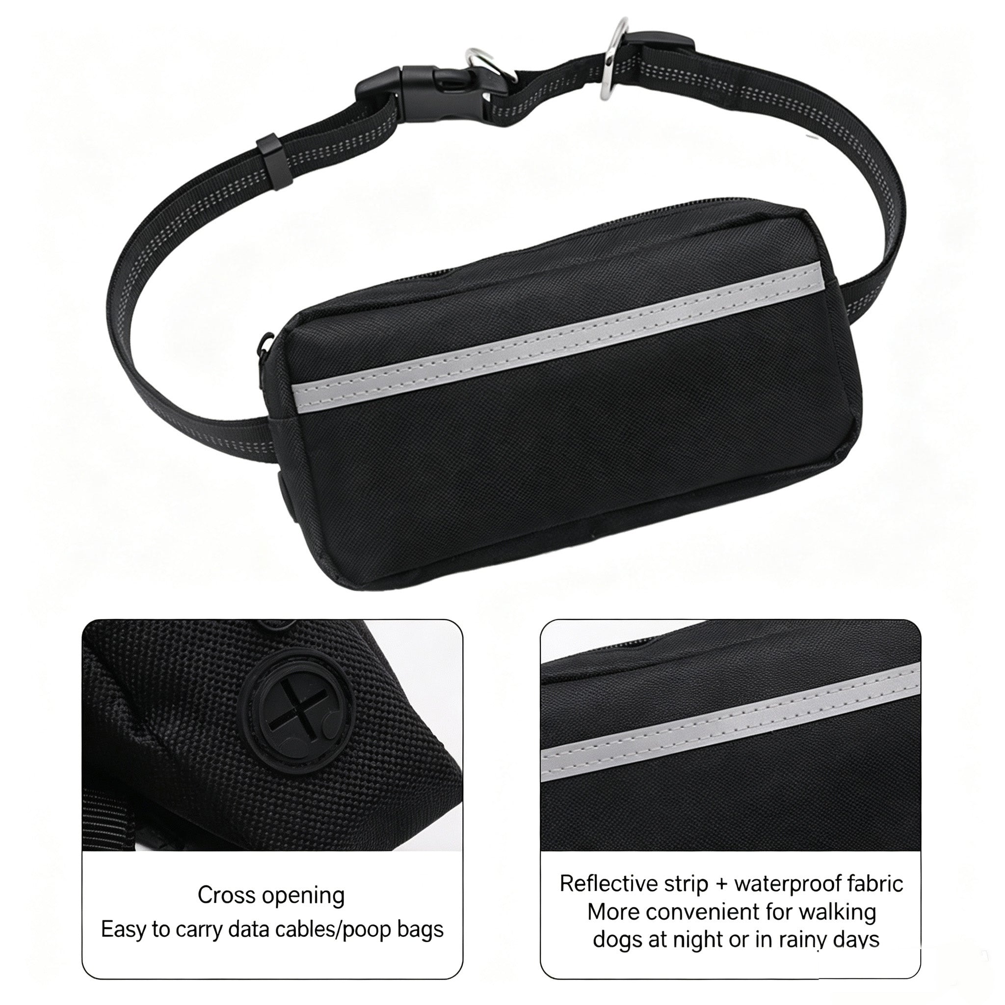 Double-Head Dog Leash for Pet Walking & Running