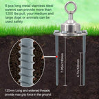 Outdoor Secure Dog Tie-Out Cable System