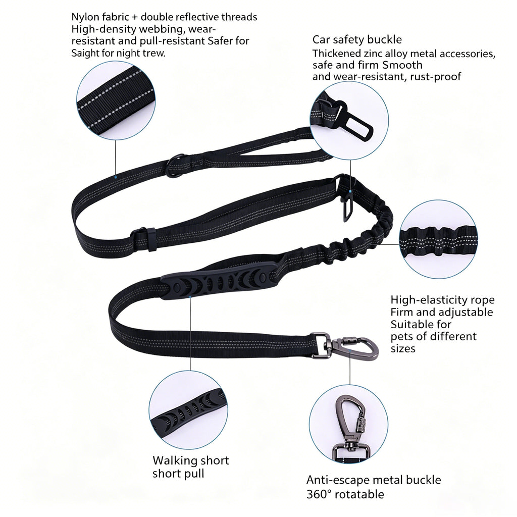Anti-pull Dog Leash Pet Safety Belt for Outdoor Dog