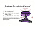 Escape-Proof Harness Leash  Breathable Pet Chest Vest
