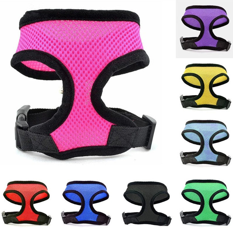 Escape-Proof Harness Leash  Breathable Pet Chest Vest