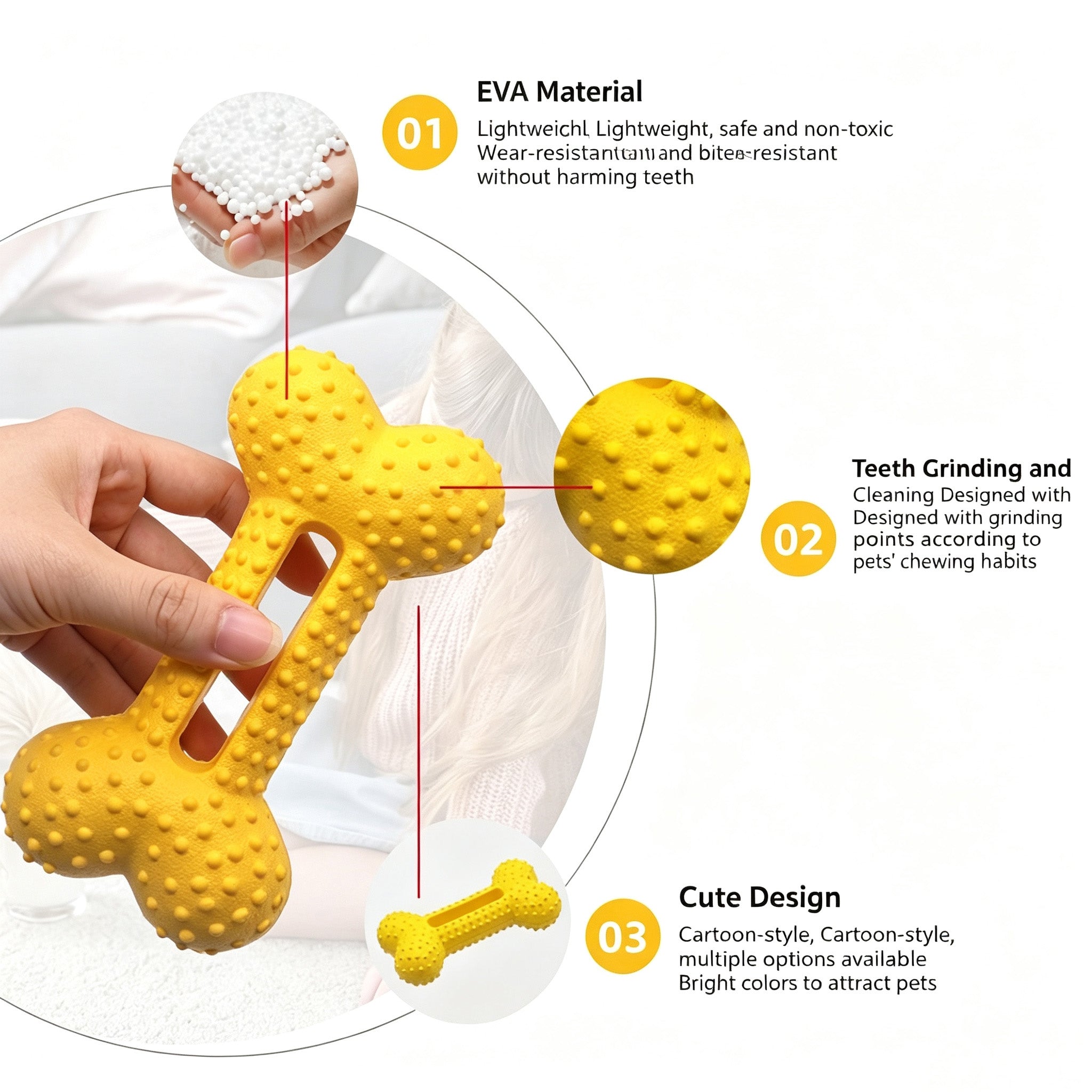 Floating EVA Foam Dog Chew Toy