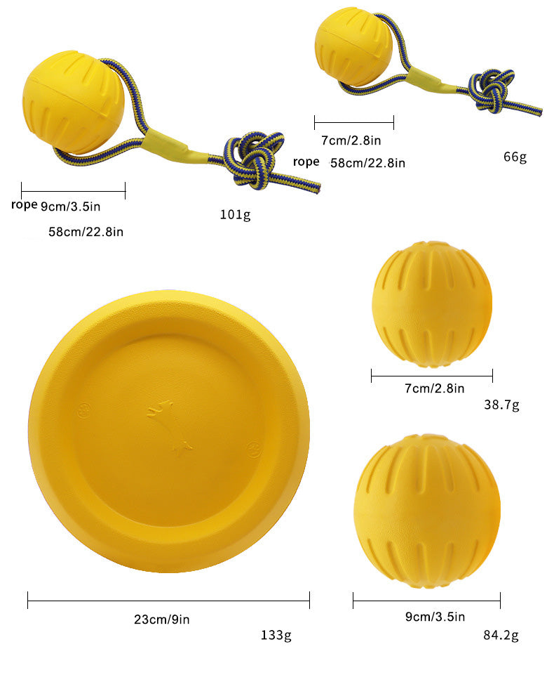 EVA Durable Dog Flying Disc Indestructible Chew Toy