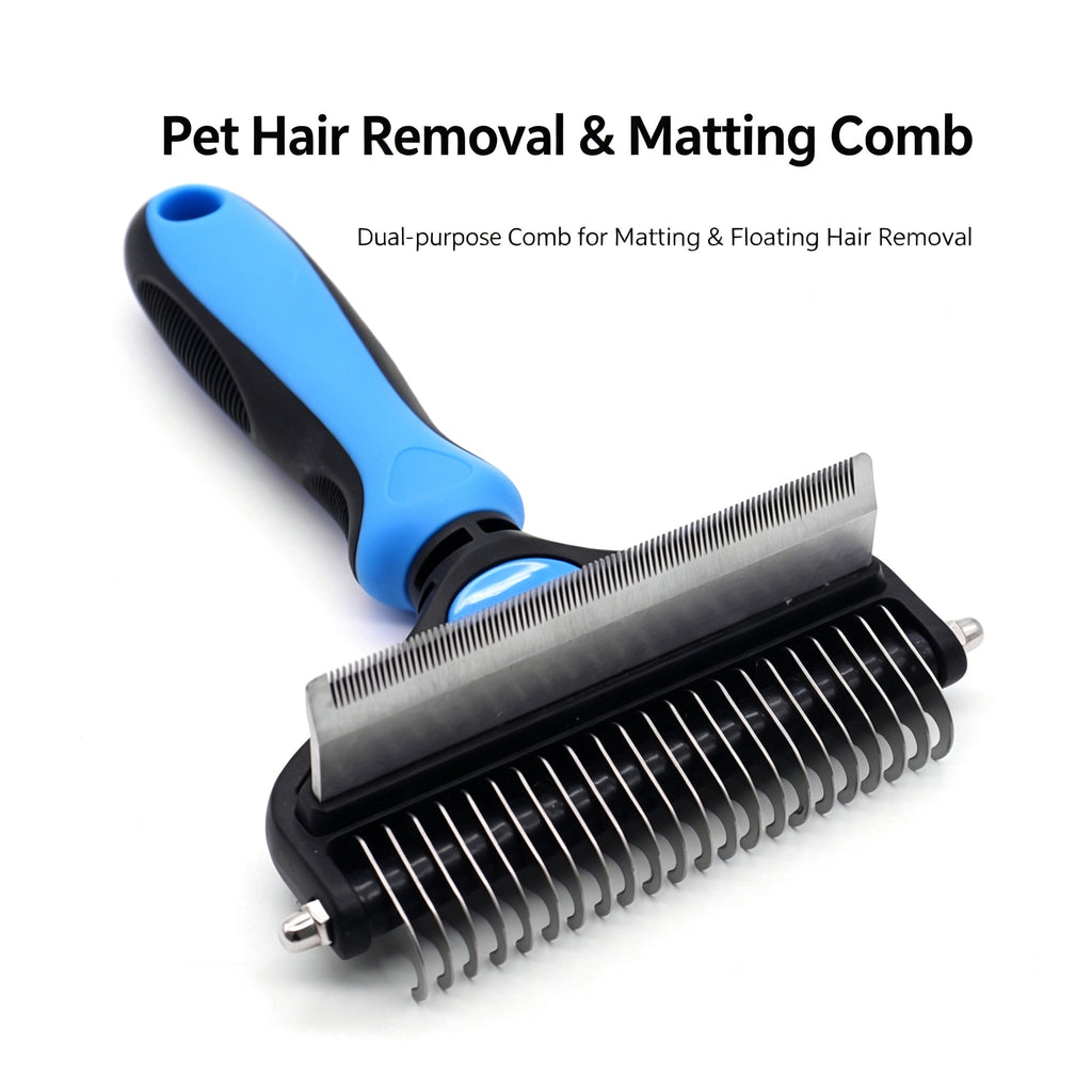 Pet Grooming Tool Kit  Deshedding Brush Hair Remover Glove Set