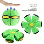 Bite Resilient Luminous Deformable Flying Saucer Dog Ball