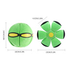 Bite Resilient Luminous Deformable Flying Saucer Dog Ball