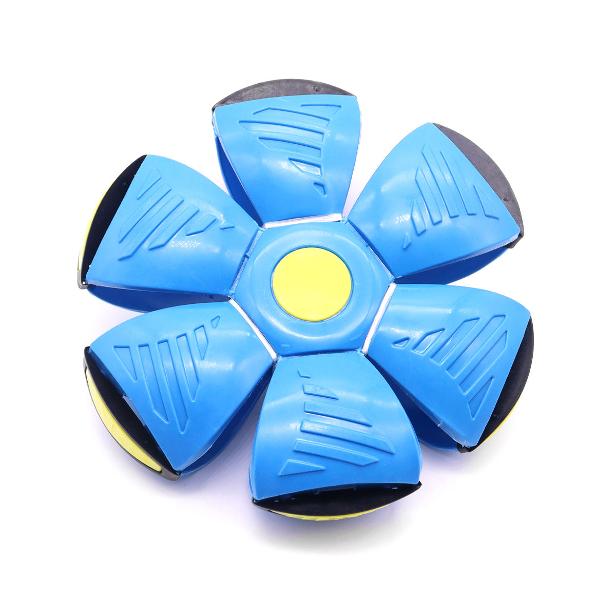 Bite Resilient Luminous Deformable Flying Saucer Dog Ball