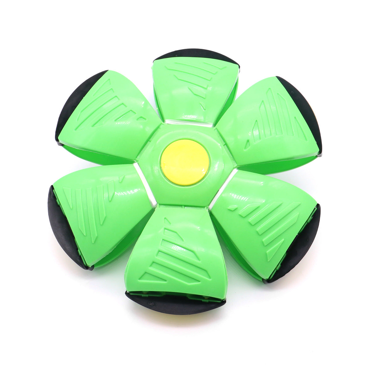Bite Resilient Luminous Deformable Flying Saucer Dog Ball