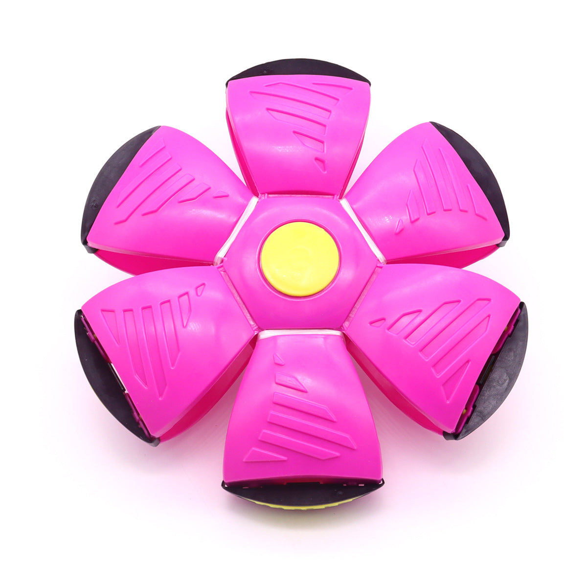 Bite Resilient Luminous Deformable Flying Saucer Dog Ball