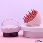 Silicone Pet Bath Brush Massage Grooming Shower Tool