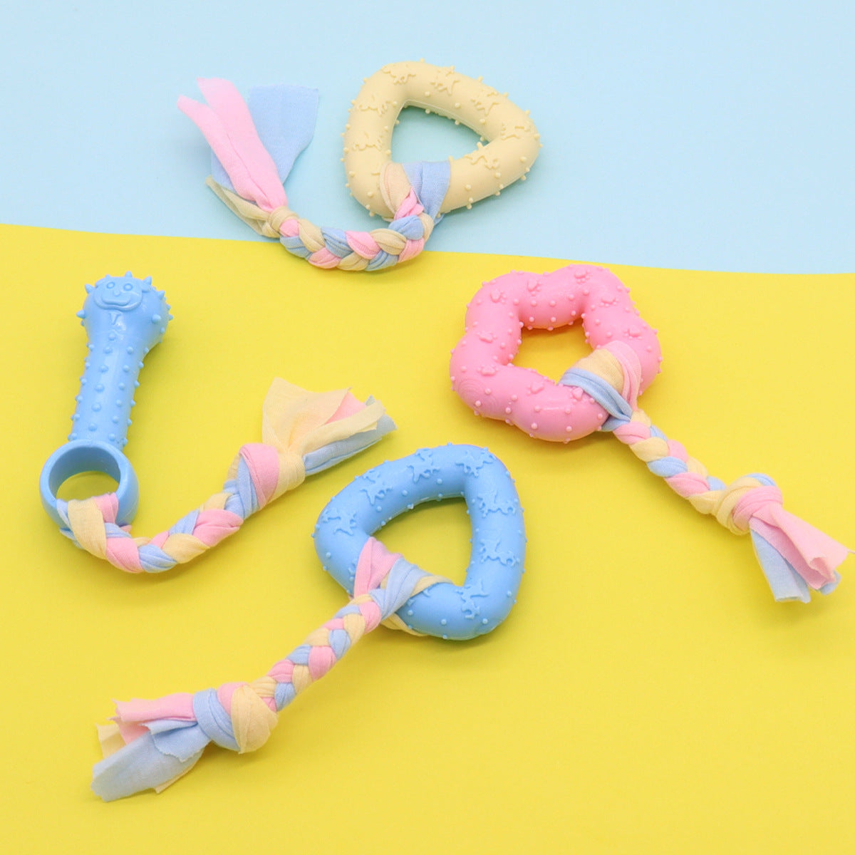 Pet Rope Knot Tear Resistant Fabric Chew Toy