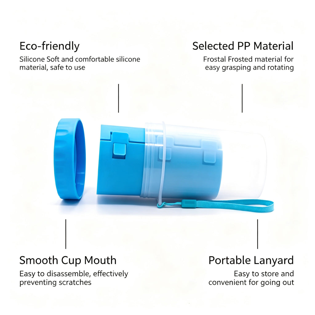 Silicone Pet Paw Cleaner Detachable Washing Cup