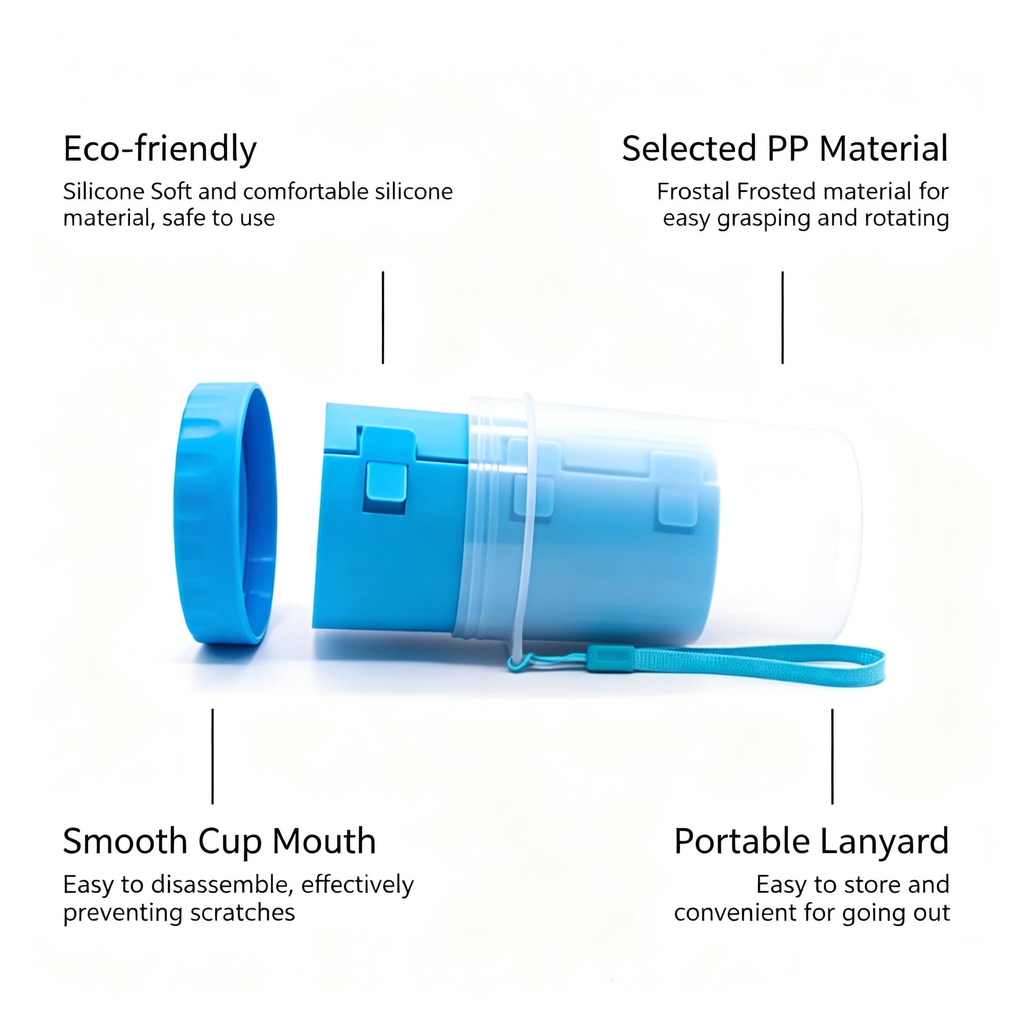 Silicone Pet Paw Cleaner Detachable Washing Cup