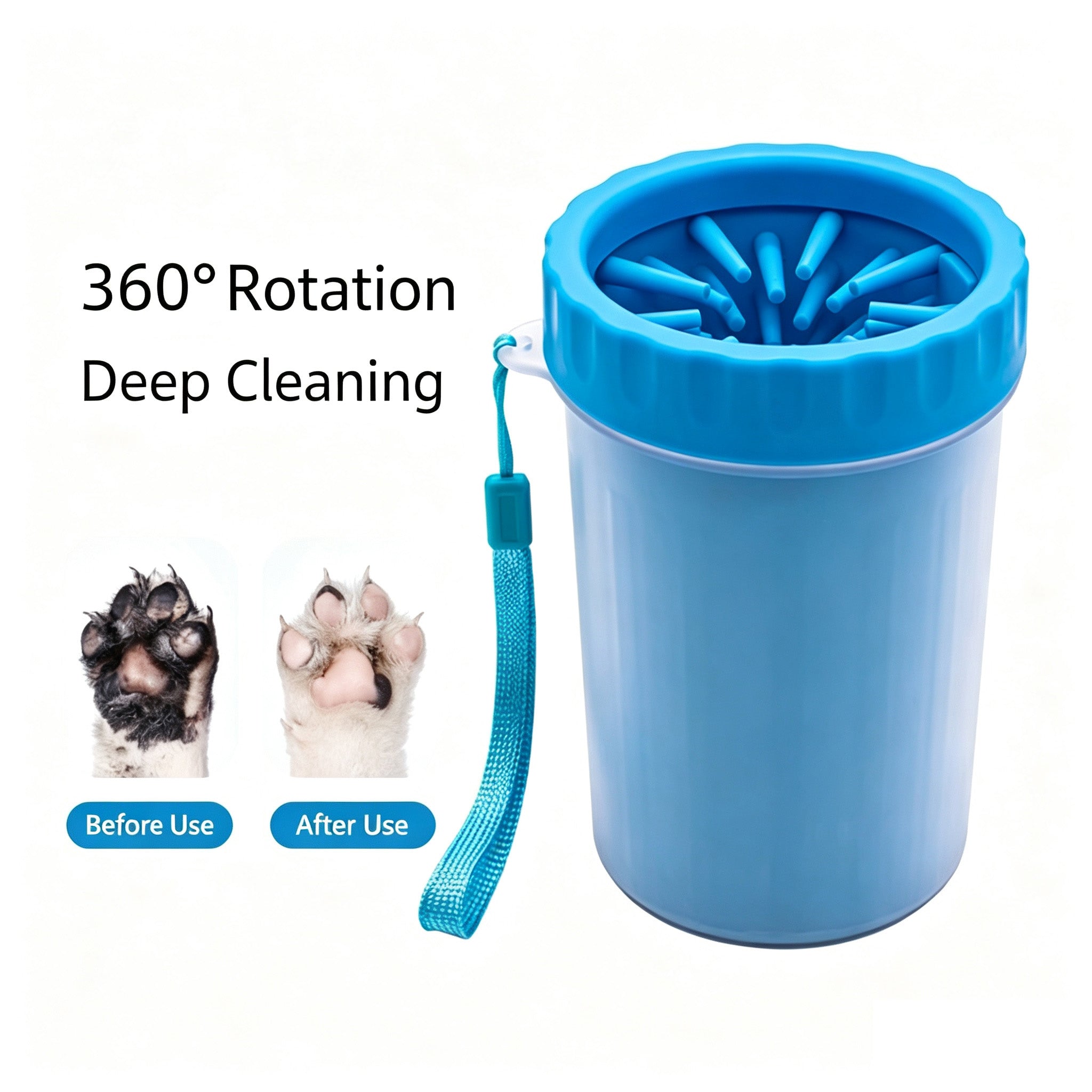 Silicone Pet Paw Cleaner Detachable Washing Cup