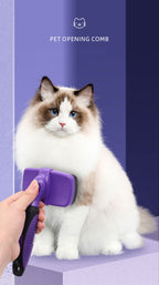 Pet Pin Brush Deshedding Fluffing Grooming Comb