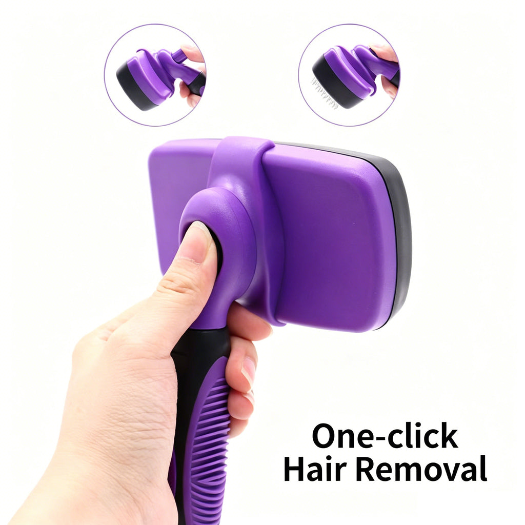 Pet Pin Brush Deshedding Fluffing Grooming Comb