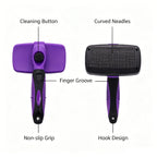 Pet Pin Brush Deshedding Fluffing Grooming Comb