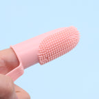 Silicone Double Finger Pet Toothbrush Teeth Cleaning