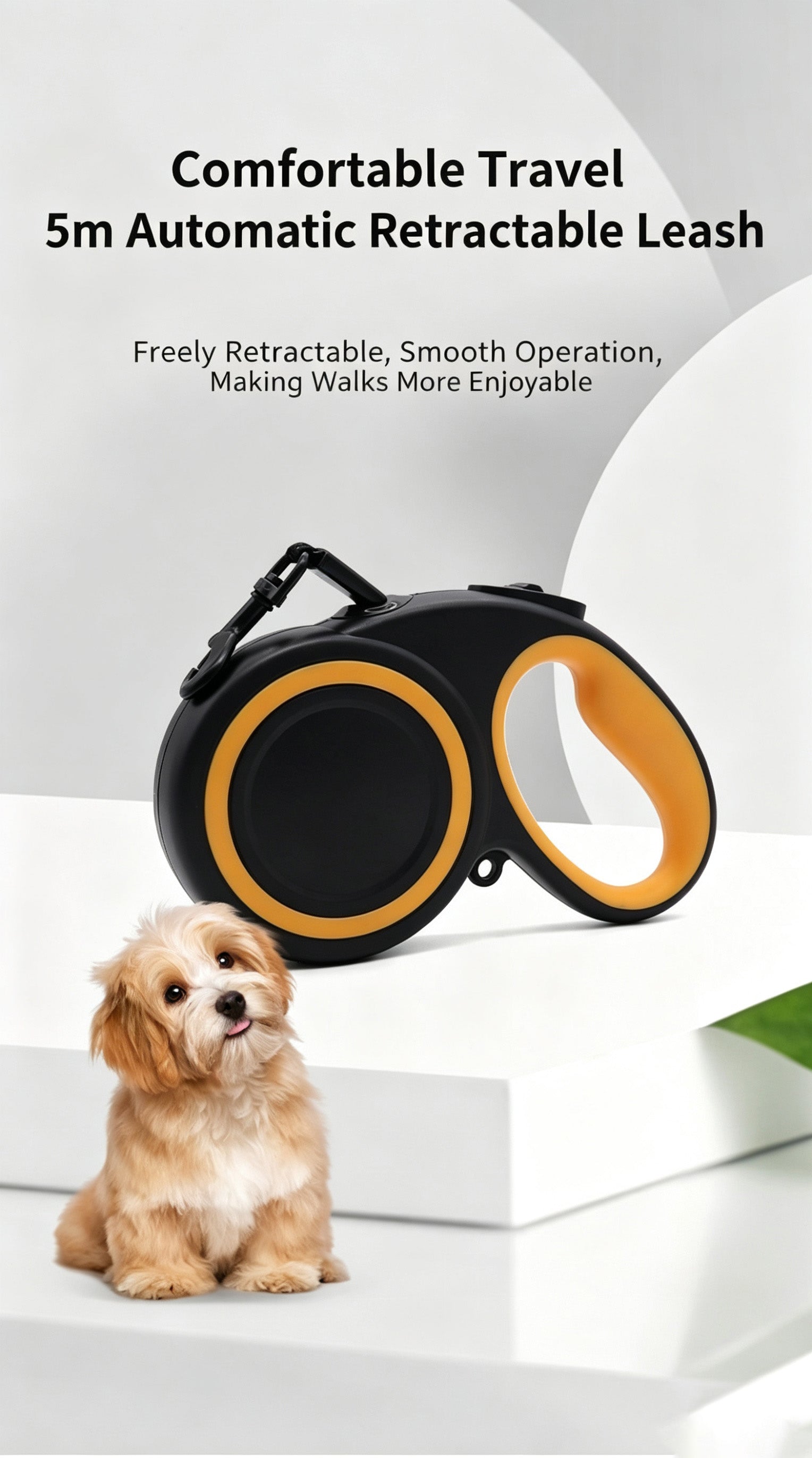 Retractable Dog Leash Anti-Pull Comfort Grip Walking Strap