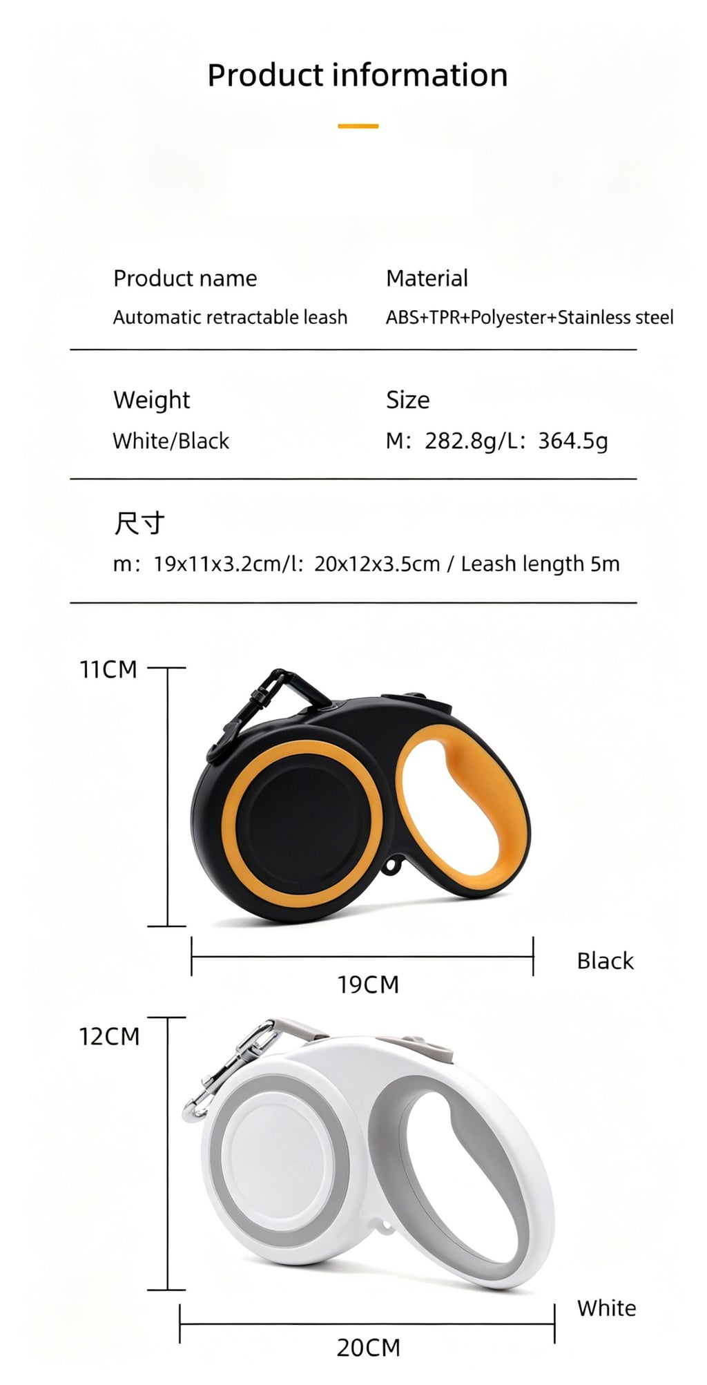 Retractable Dog Leash Anti-Pull Comfort Grip Walking Strap