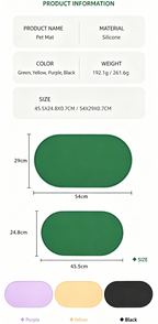 Silicone Non-Slip Pet Feeding Mat