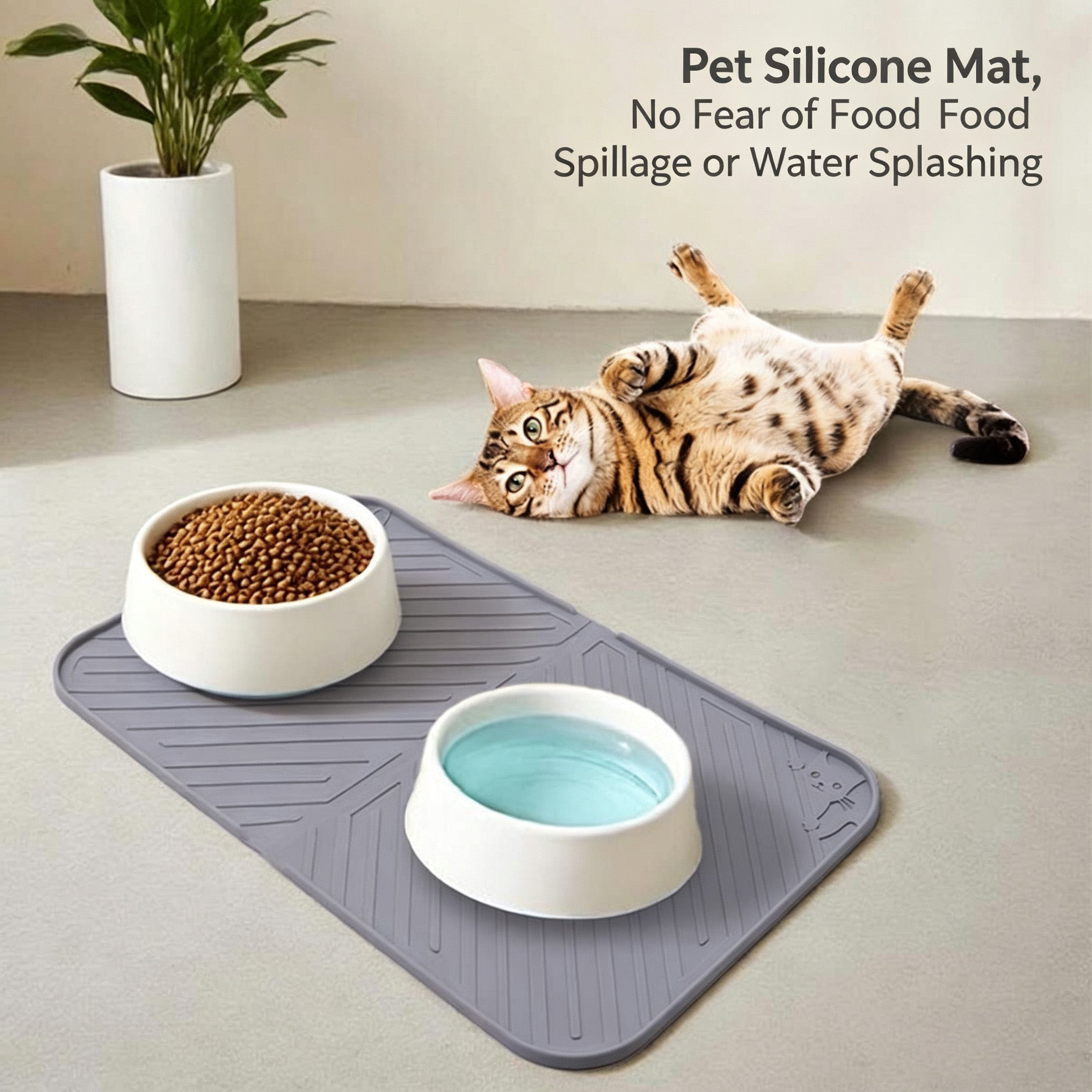 Silicone Waterproof Pet Feeding Mat