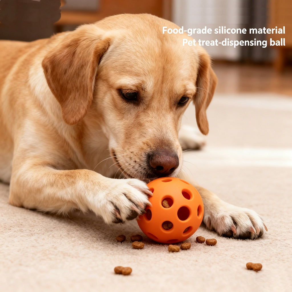 Leaky Silicone Dog Toy Ball