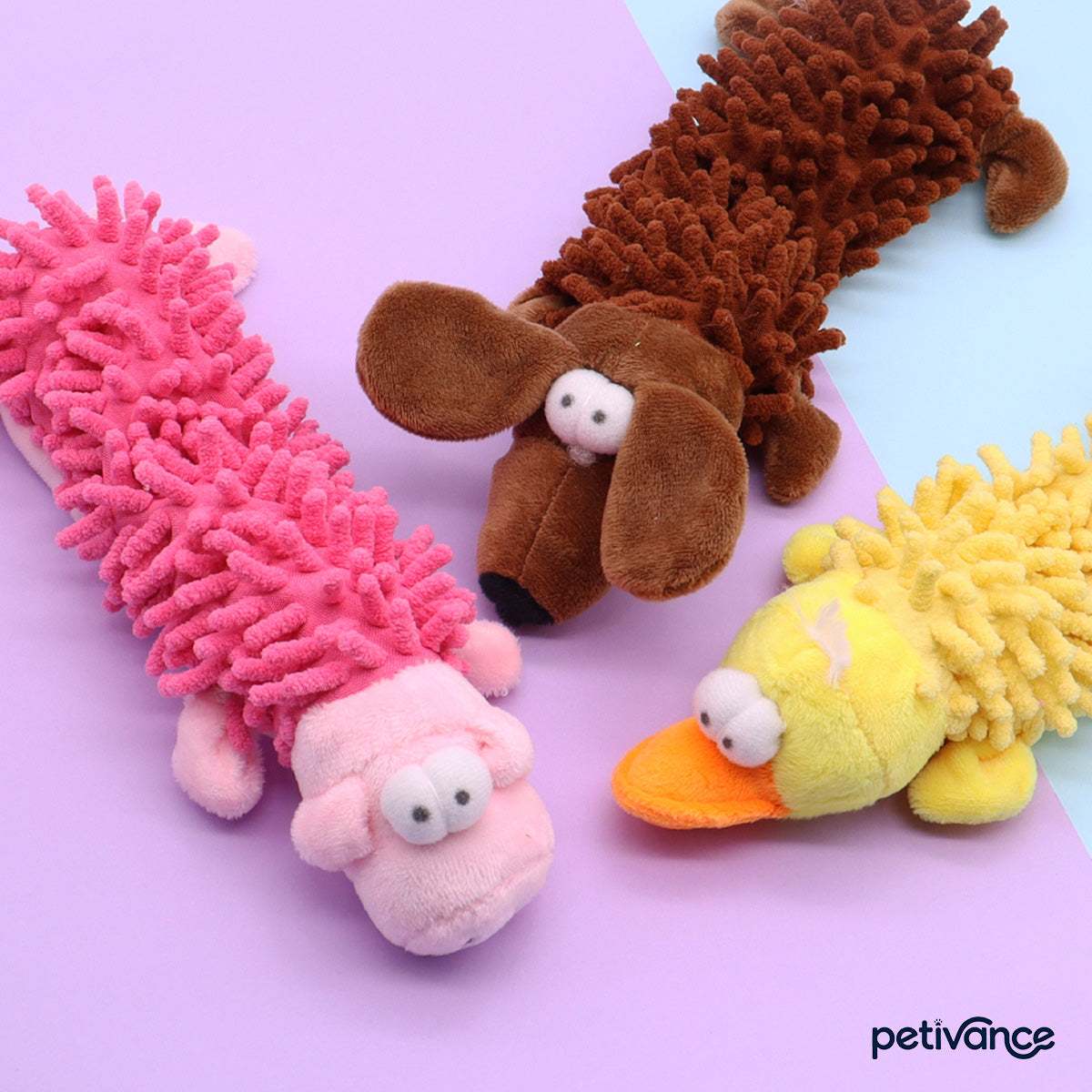 Squeaky Plush Dog Toys Bite Resistant Molar Toy
