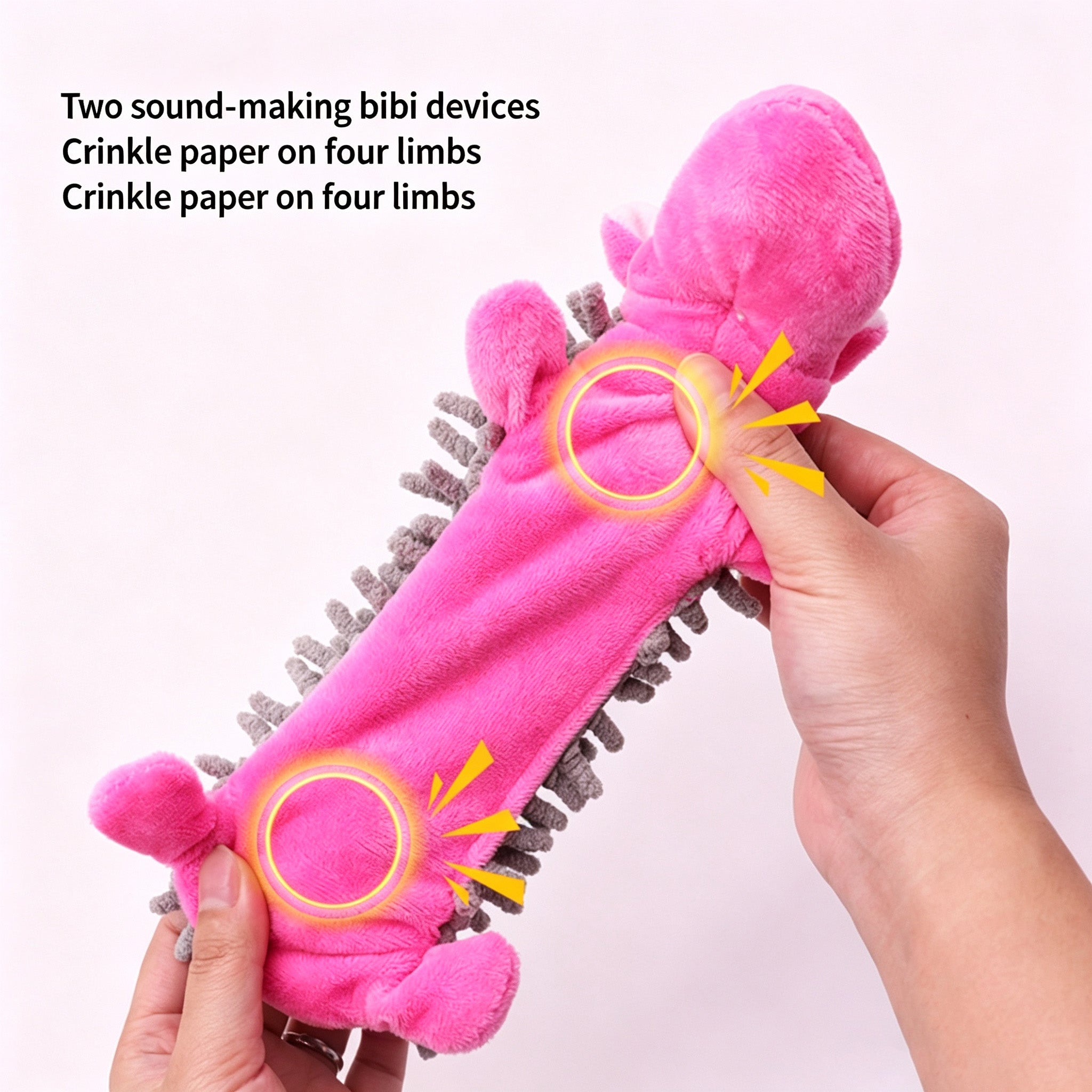 Squeaky Plush Dog Toys Bite Resistant Molar Toy