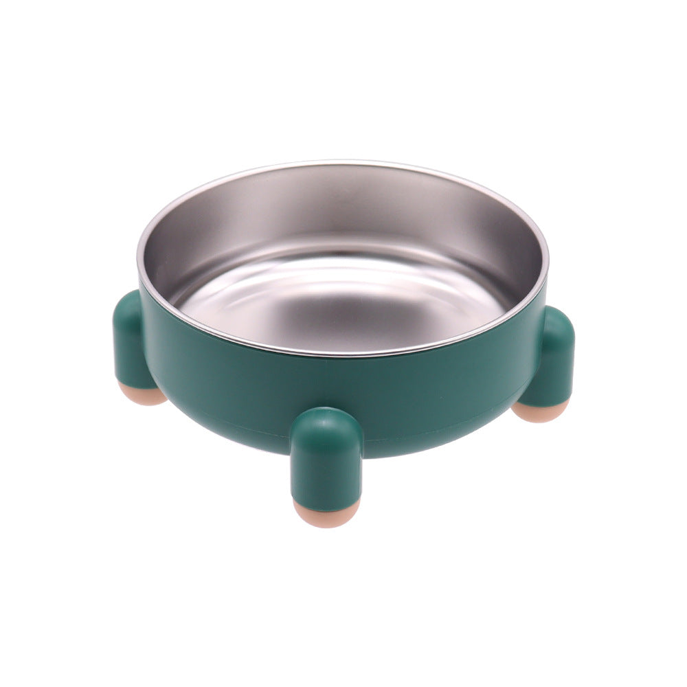 Non-Slip Elevated Stainless Steel Pet Feeding  Bowl