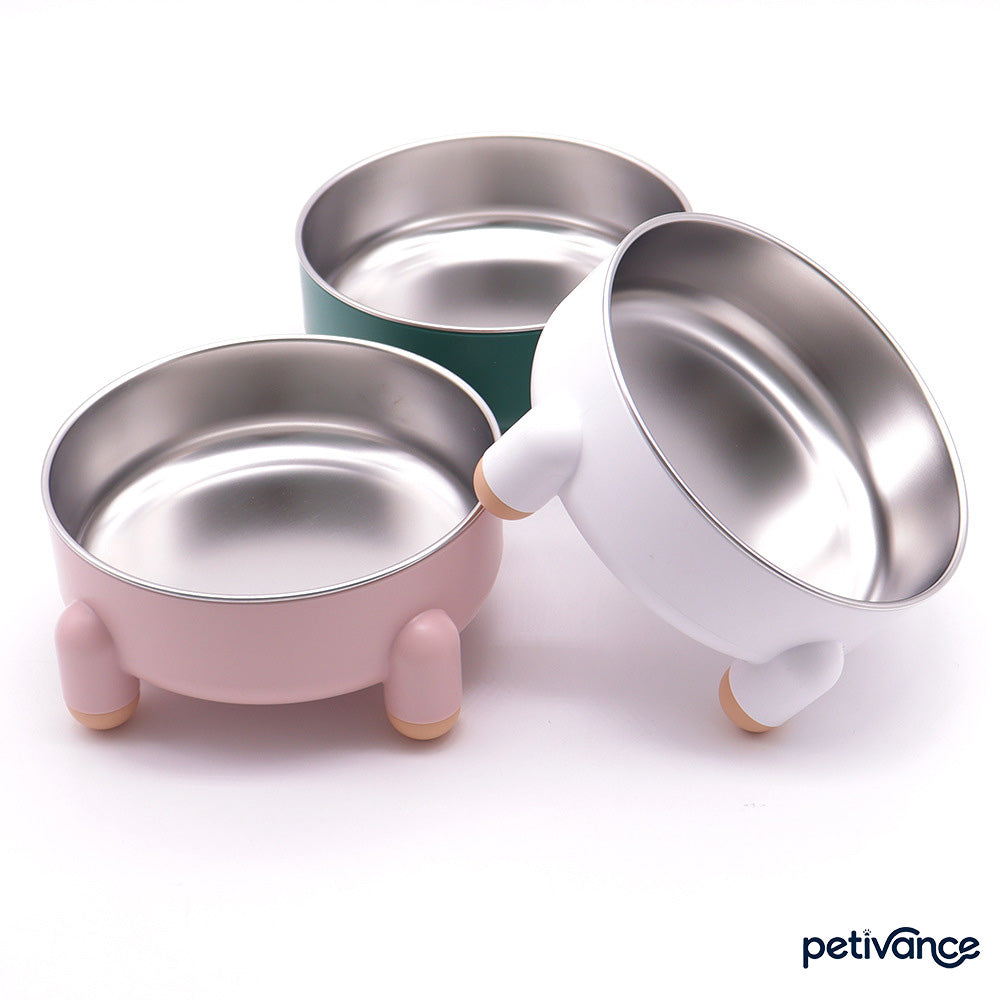 Non-Slip Elevated Stainless Steel Pet Feeding  Bowl