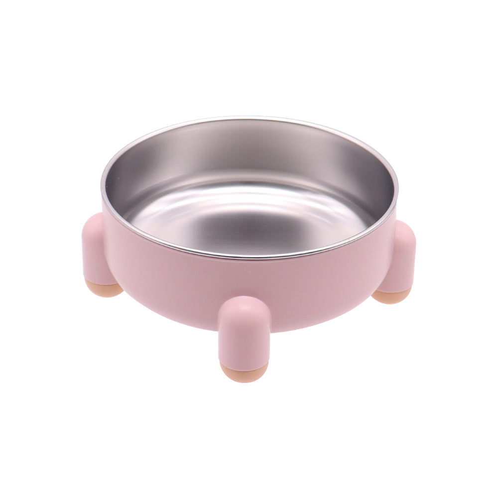 Non-Slip Elevated Stainless Steel Pet Feeding  Bowl