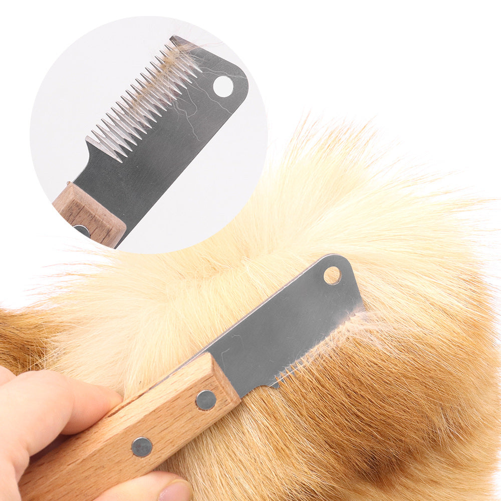 Stripping Knife Dematting Knife Undercoat Rake