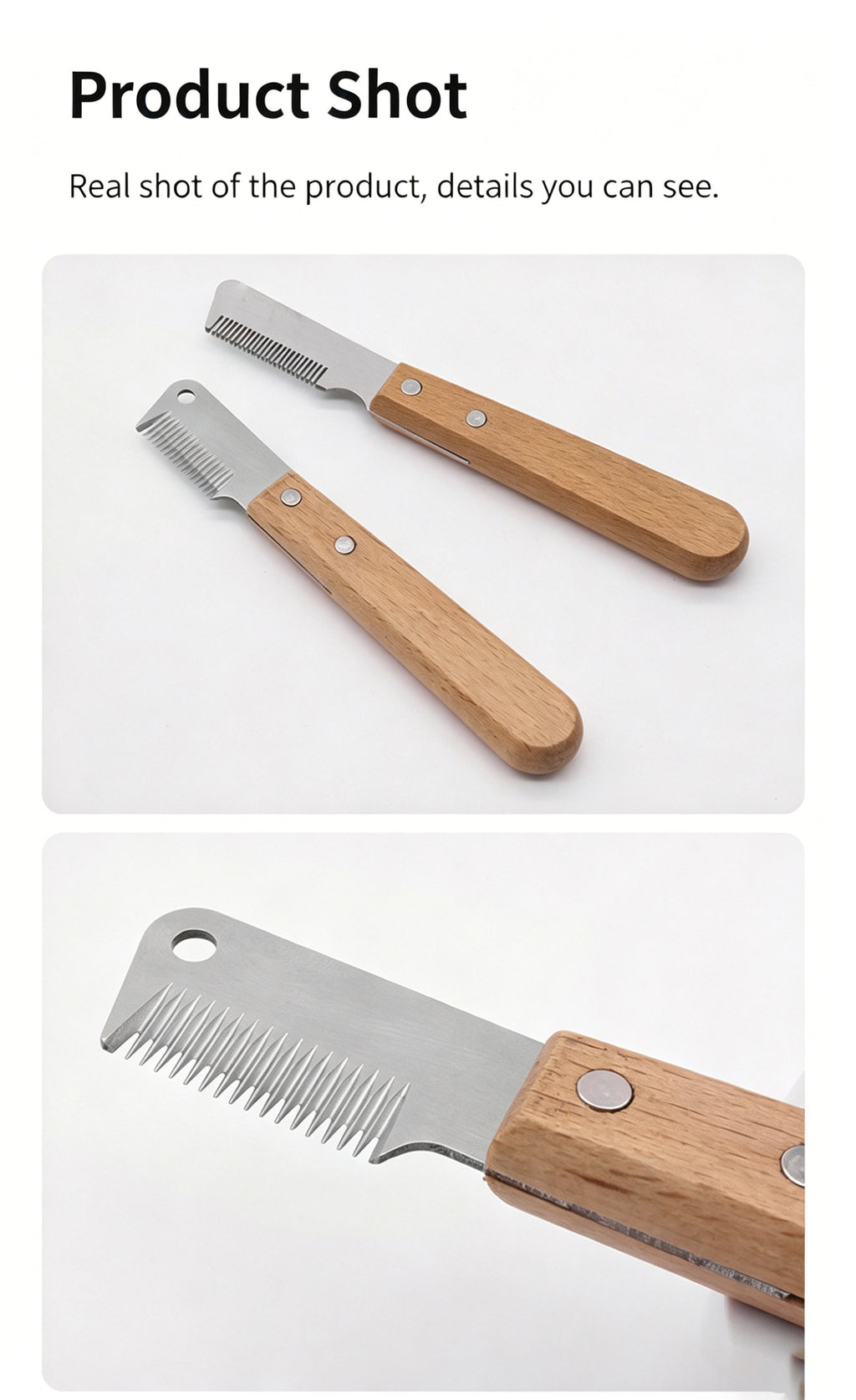 Stripping Knife Dematting Knife Undercoat Rake