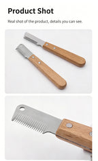 Stripping Knife Dematting Knife Undercoat Rake
