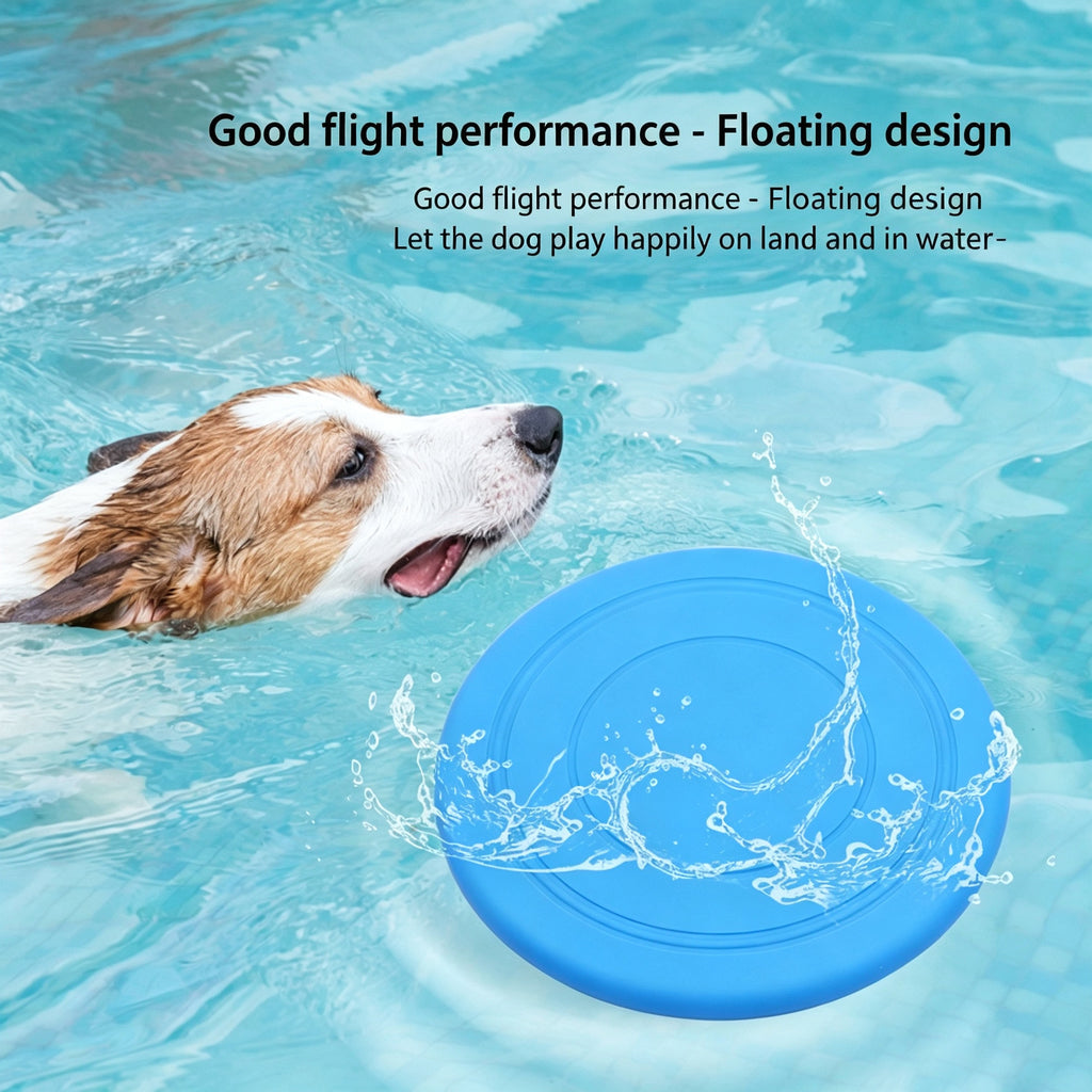 Custom Dog Flying Disc Interactive Training Toy