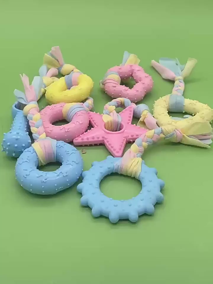 Pet Rope Knot Tear Resistant Fabric Chew Toy
