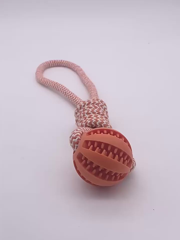 Rope Treat Dispensing Ball Bite Resistant